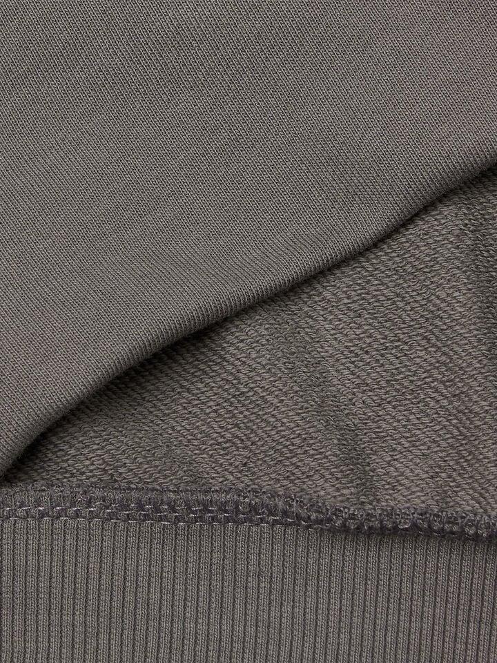 Benetton Sweatshirt With Kangaroo Pocket Dark Gray