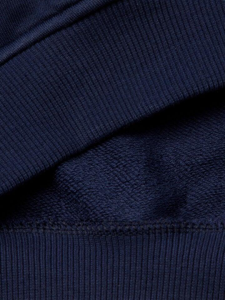 Benetton Sweatshirt With Print Dark Blue