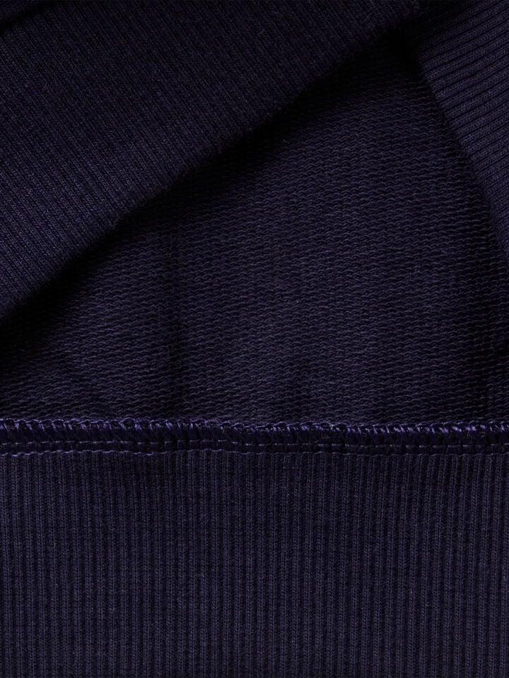 Benetton Sweatshirt With Print Dark Blue