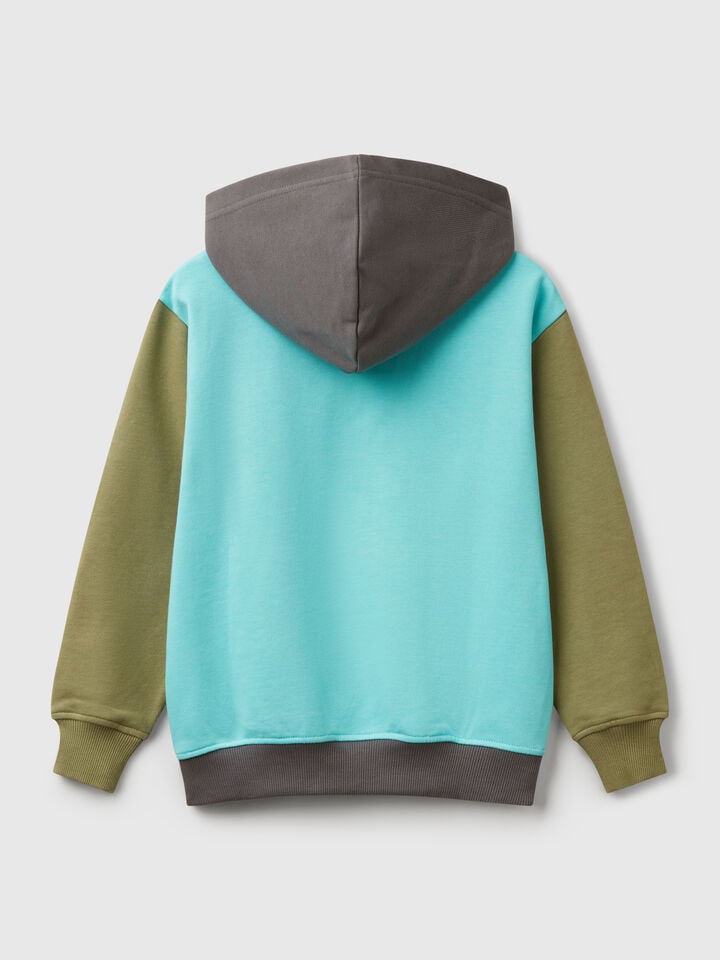 Benetton Sweatshirt With Print Multi-color