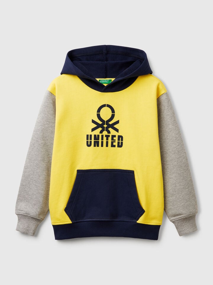 Benetton Sweatshirt With Print Multi-color