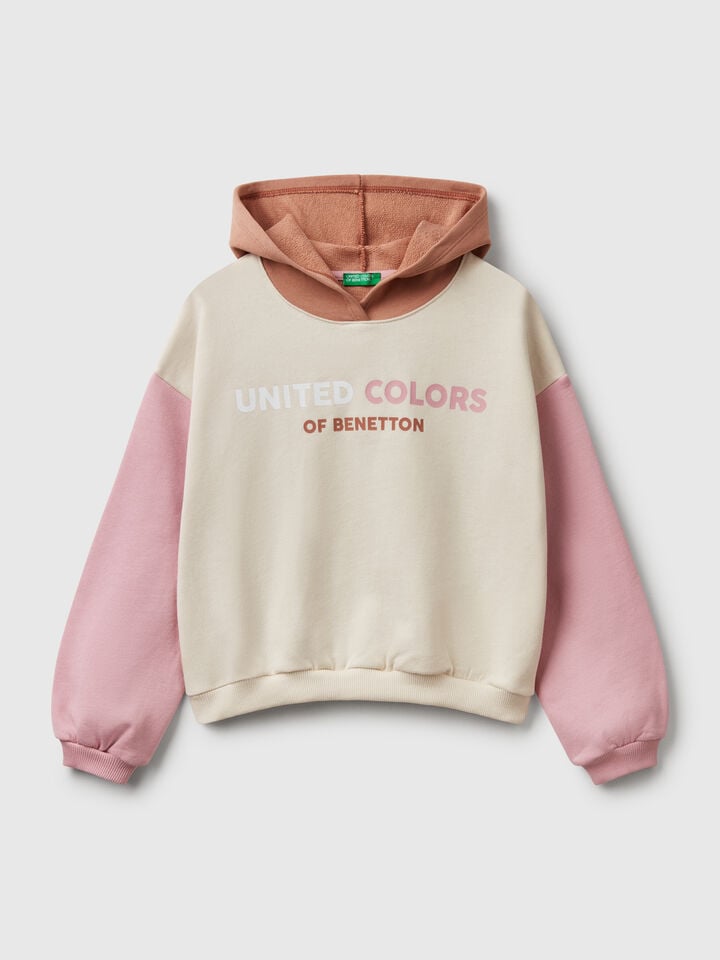 Benetton Sweatshirt With Print Multi-color