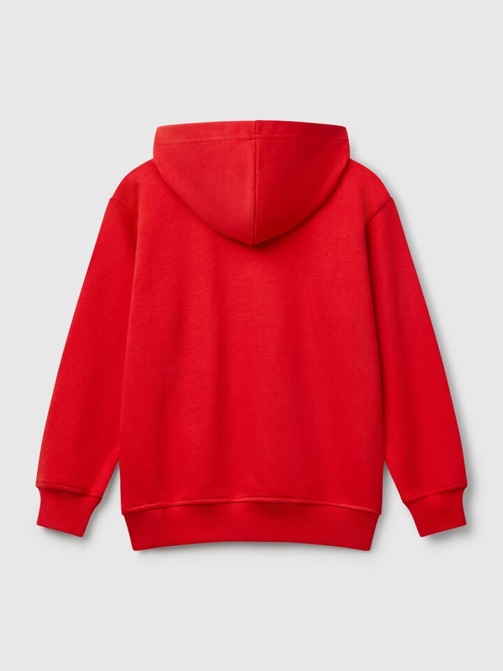 Benetton Sweatshirt With Print Red