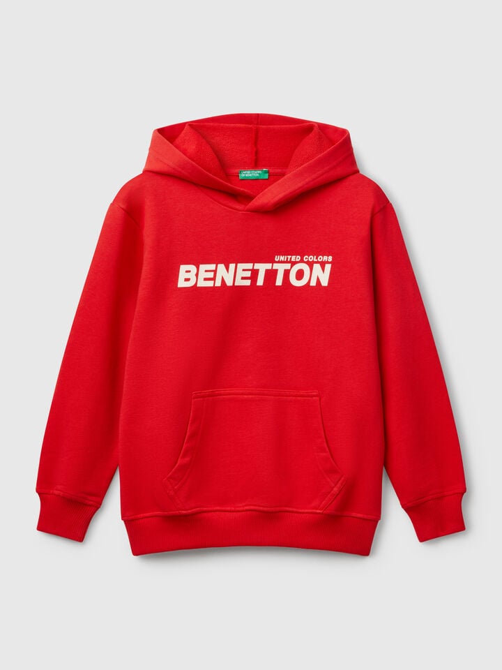 benetton Sweatshirt with print Red