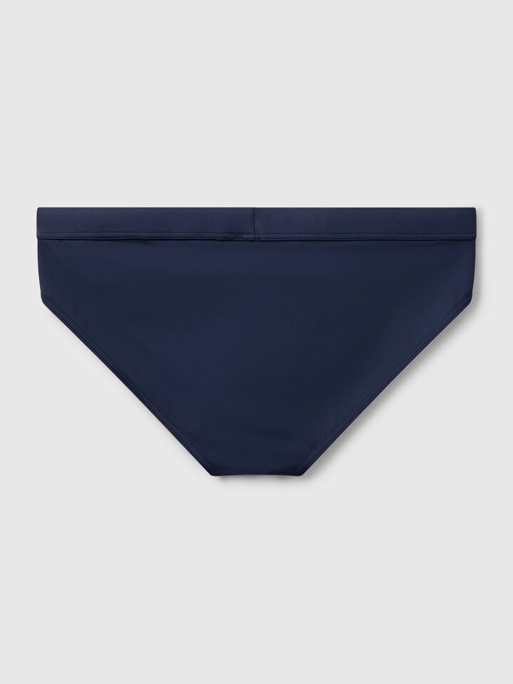 Benetton Swim Bottoms With Drawstring Dark Blue