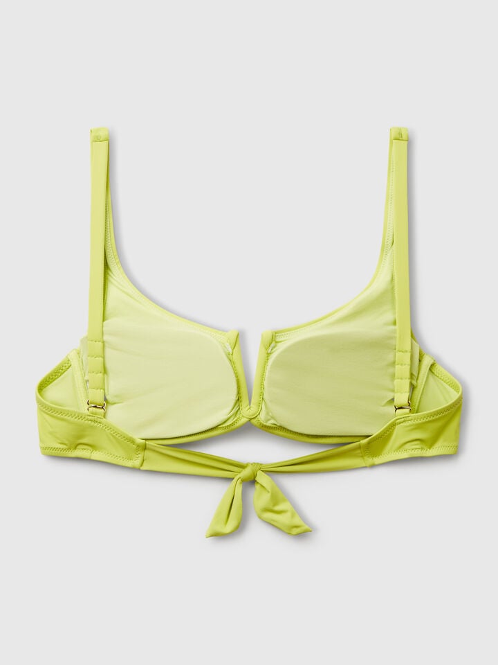 Benetton Swimsuit Top In ECONYL® Lime