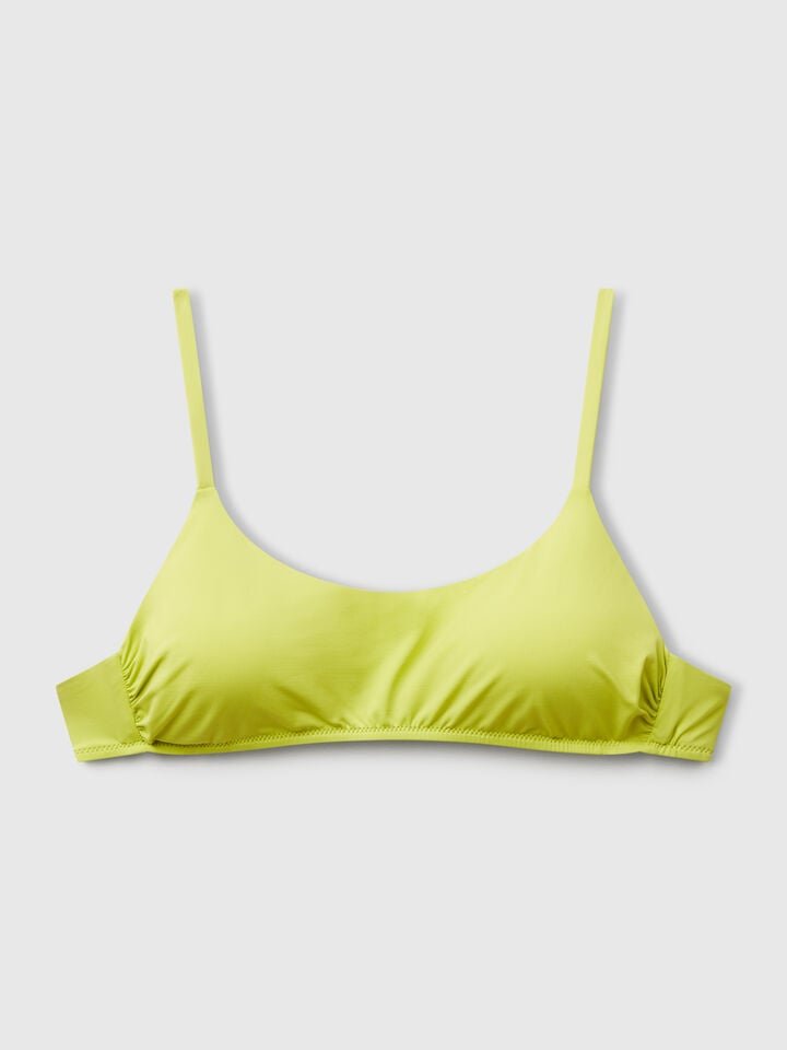 Benetton Swimsuit Top In ECONYL® Lime