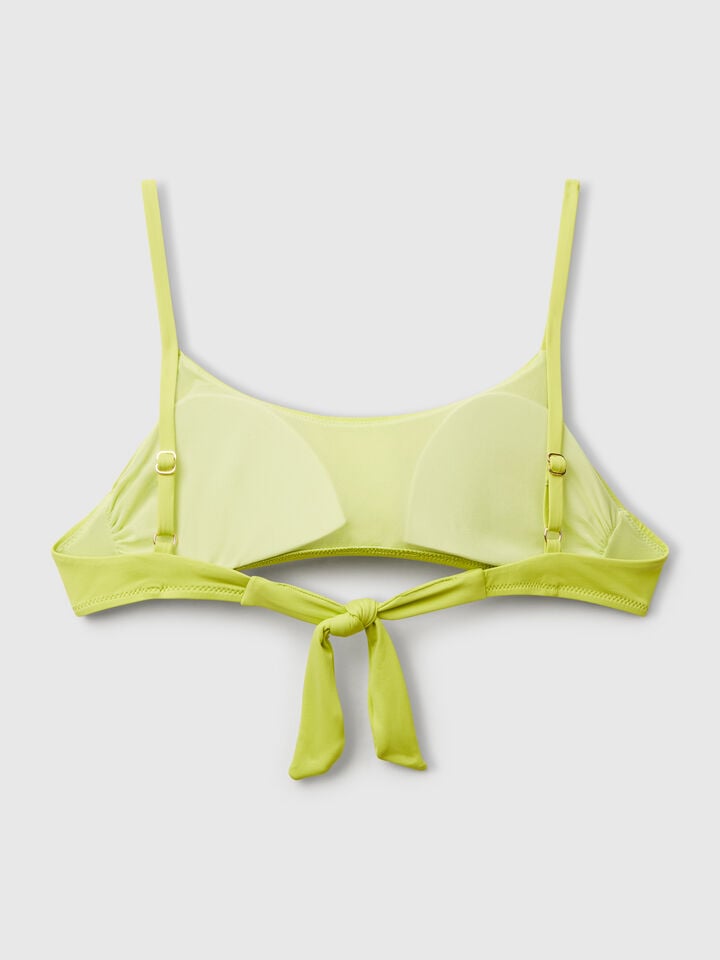 Benetton Swimsuit Top In ECONYL® Lime