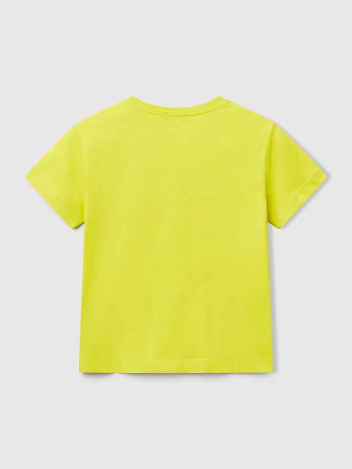 Benetton T-SHIRT Neon Yellow
