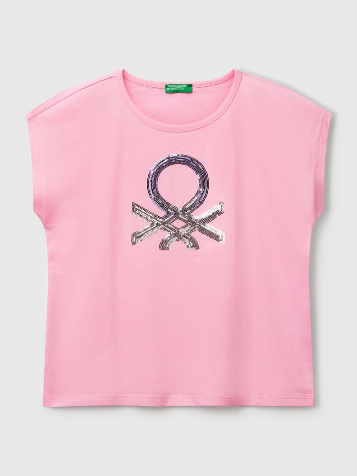 benetton T-SHIRT Pink