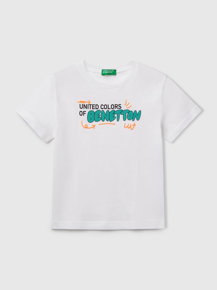 benetton T-SHIRT White