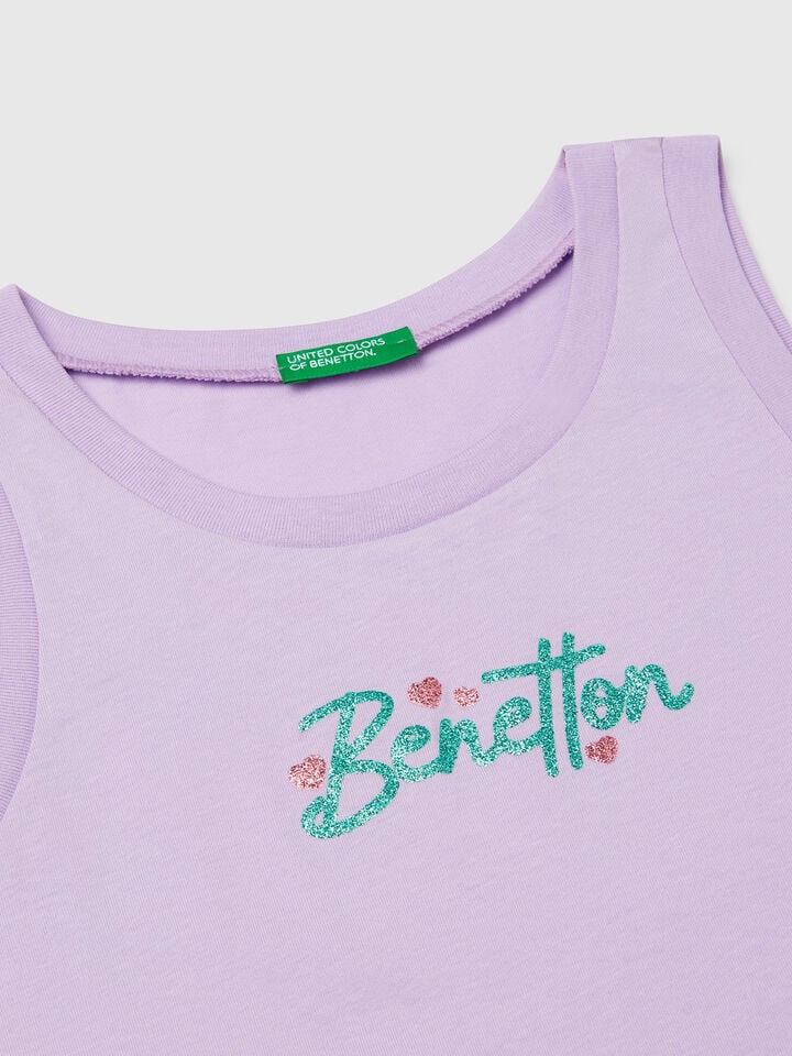 Benetton TANK-TOP Lilac