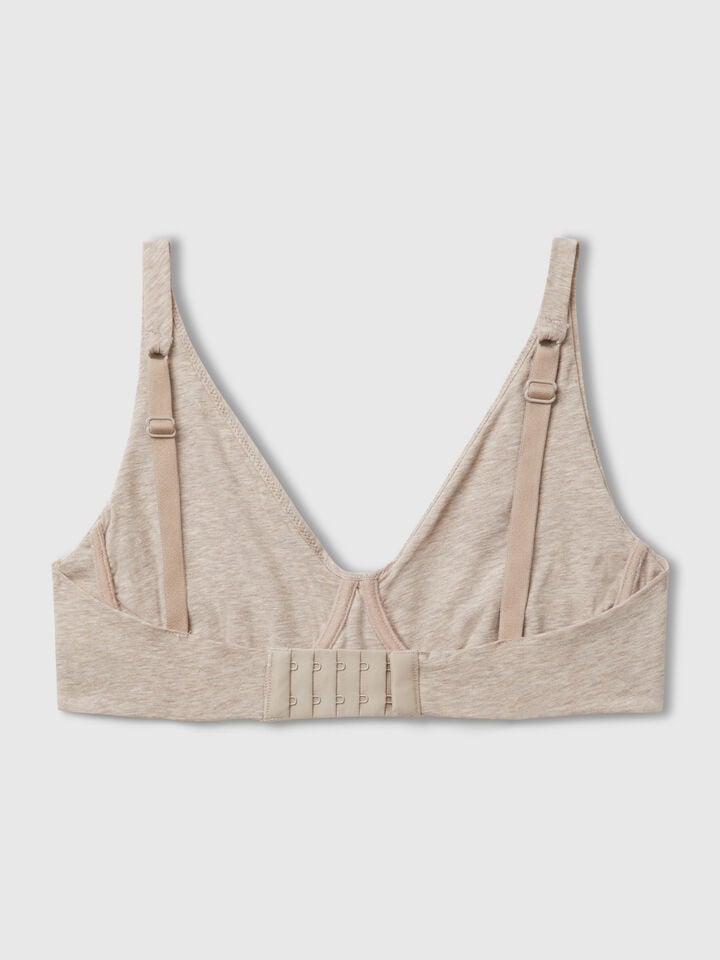 Benetton Top With Underwire Beige