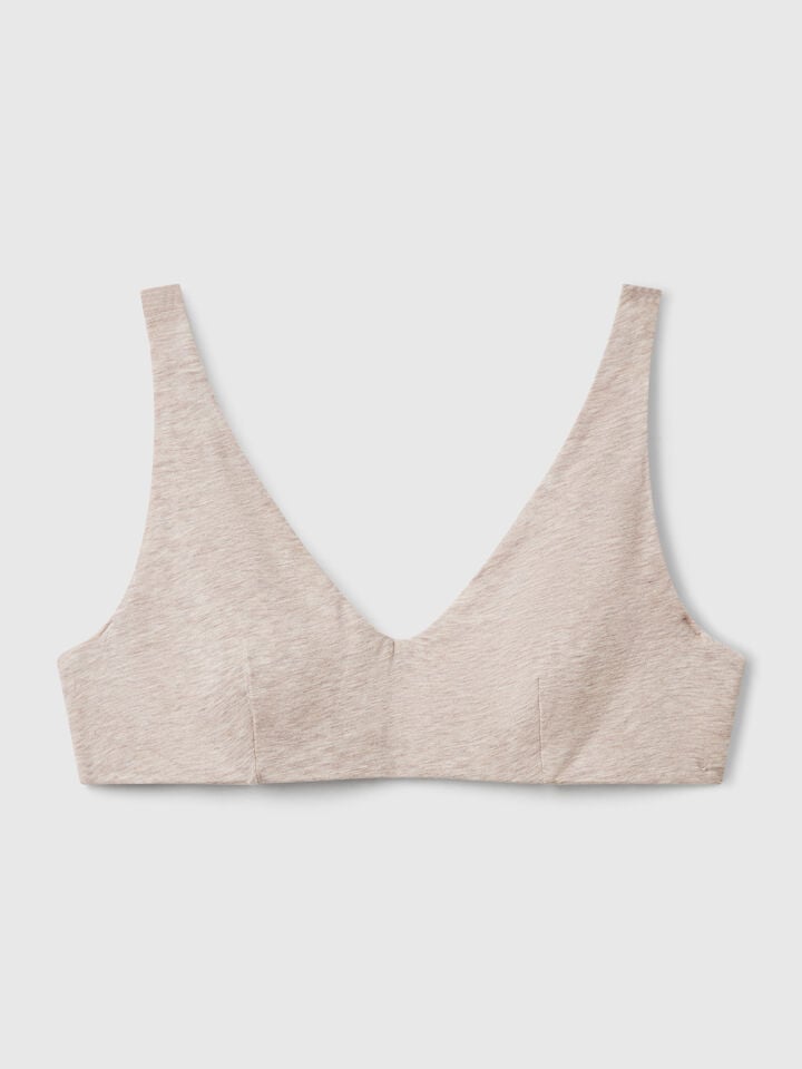 Benetton Top With Underwire Beige