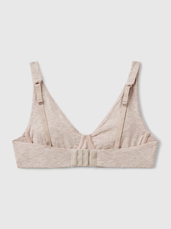 Benetton Top With Underwire Beige