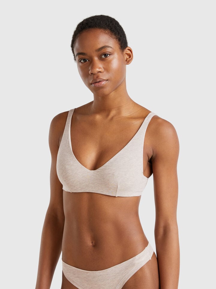 benetton Top with underwire Beige