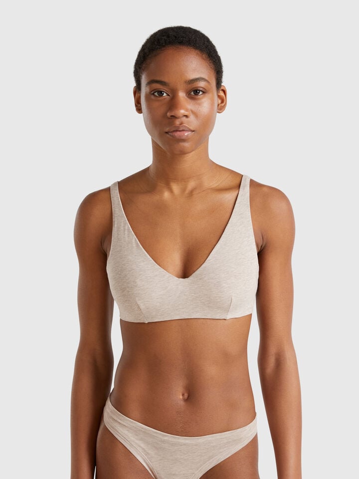 benetton Top with underwire Beige