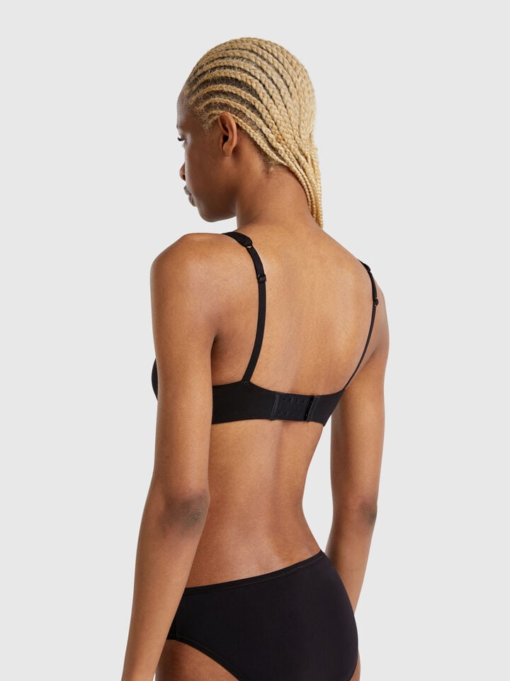 Benetton Top With Underwire Black