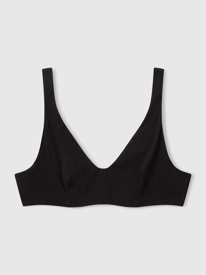 Benetton Top With Underwire Black