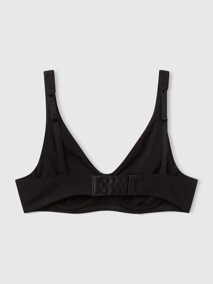 Benetton Top With Underwire Black
