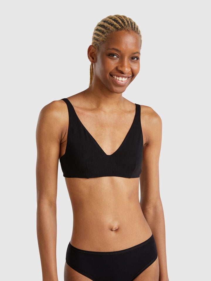 benetton Top with underwire Black