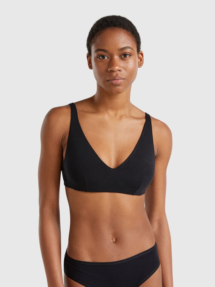 benetton Top with underwire Black