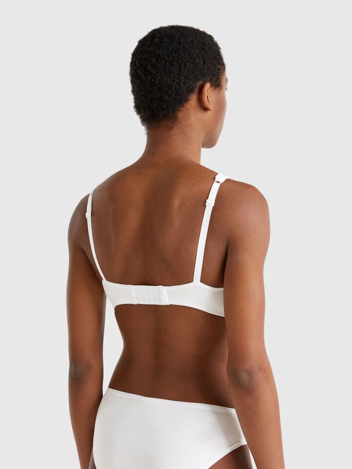 Benetton Top With Underwire White