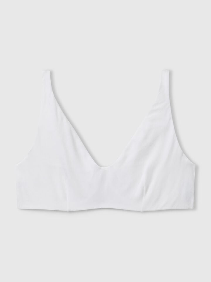 Benetton Top With Underwire White