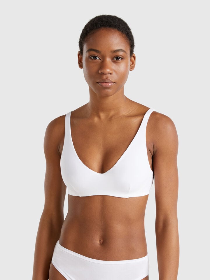 Benetton Top With Underwire White