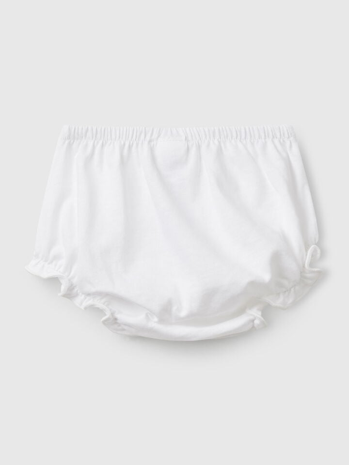 Benetton Underwear In Cotton White