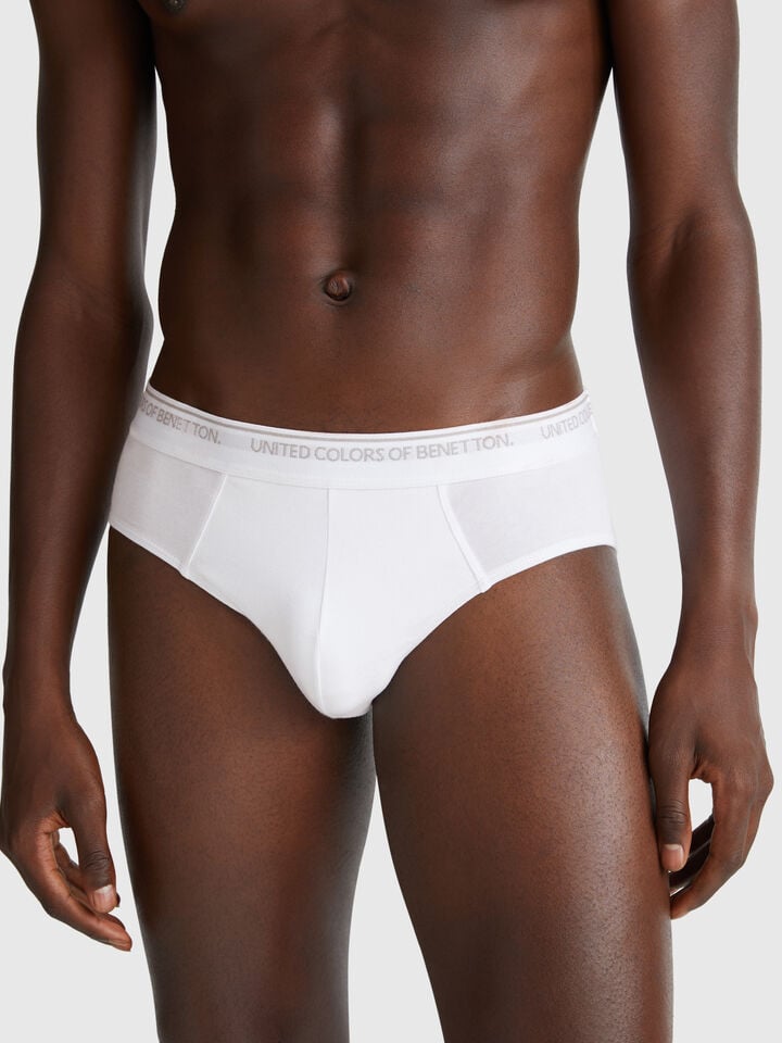 benetton Underwear in stretch cotton White