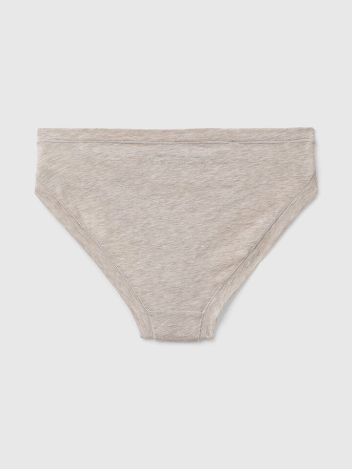 Benetton Underwear In Super Stretch Cotton. Beige