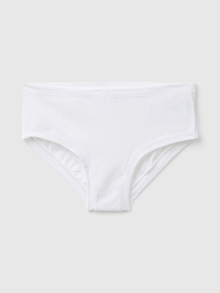 Benetton Underwear In Super Stretch Cotton. White