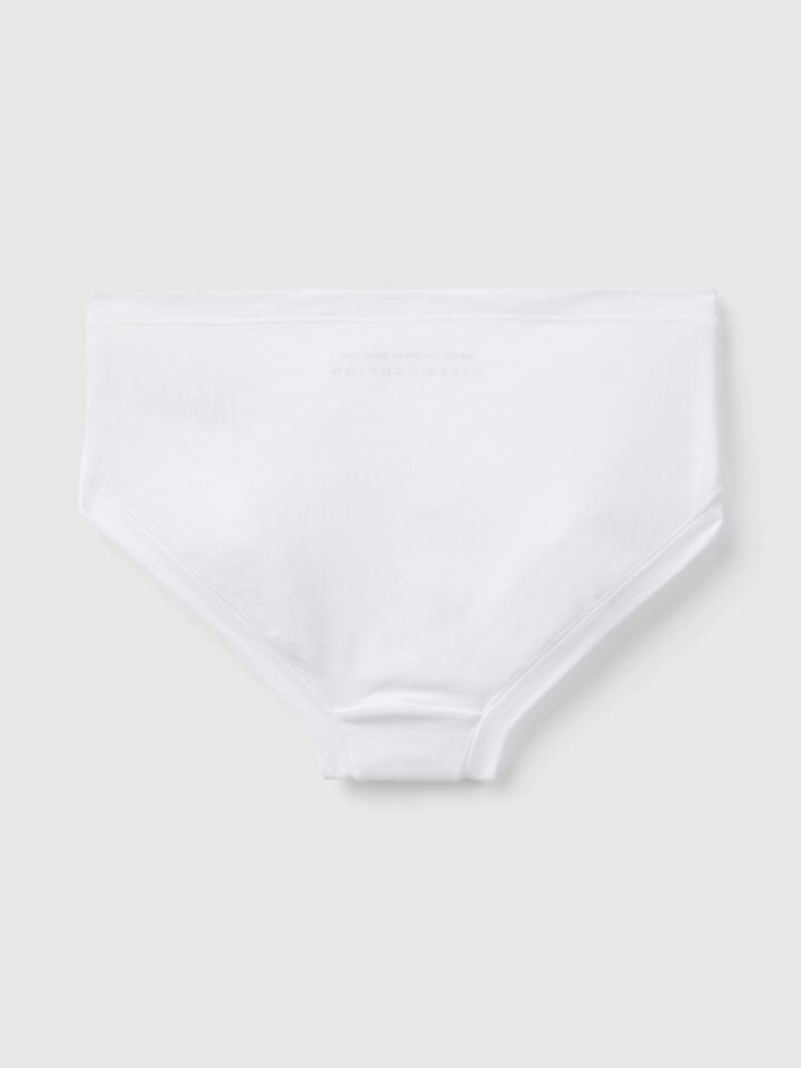 Benetton Underwear In Super Stretch Cotton. White