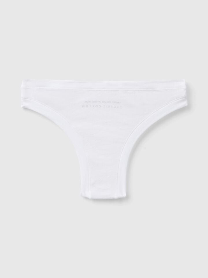 Benetton Underwear In Super Stretch Cotton. White