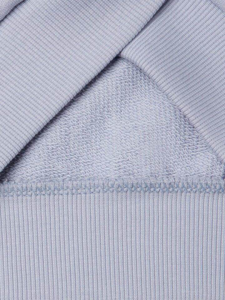 Benetton High Neck Sweatshirt With Zipper Periwinkle