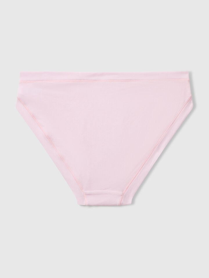 Benetton Low-rise Underwear In Super Stretch Cotton Lilac