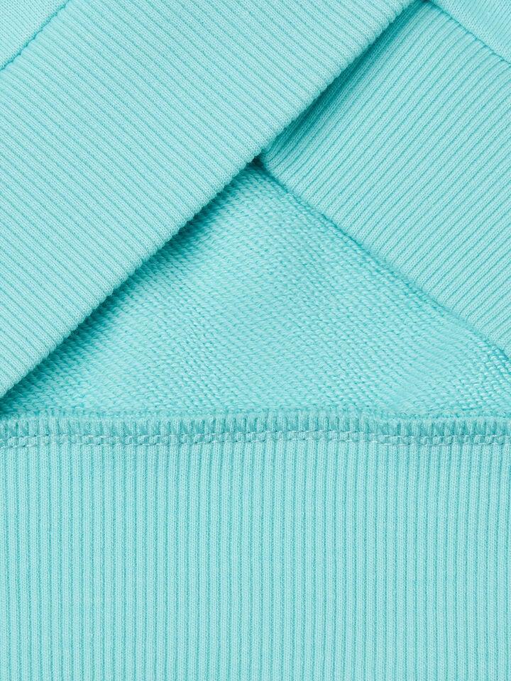 Benetton Snoopy ©Peanuts Sweatshirt In Cotton Turquoise