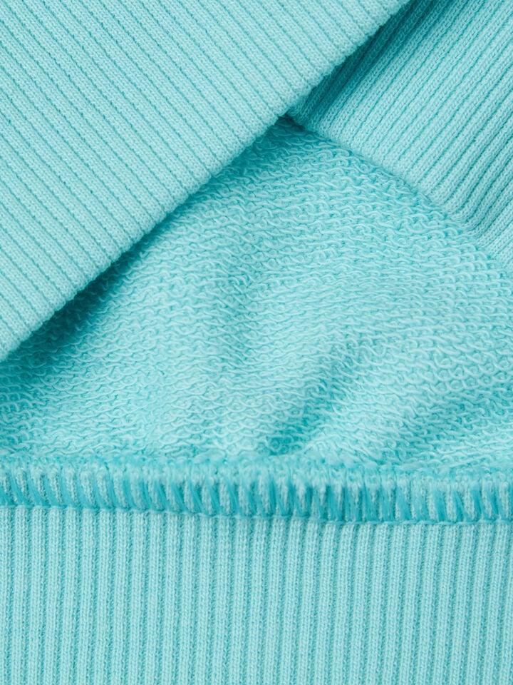 Benetton Snoopy ©Peanuts Sweatshirt In Cotton Turquoise