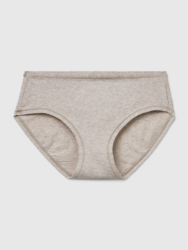 Benetton Super Stretch Cotton Underwear Creamy White