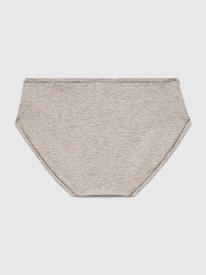 Benetton Super Stretch Cotton Underwear Creamy White