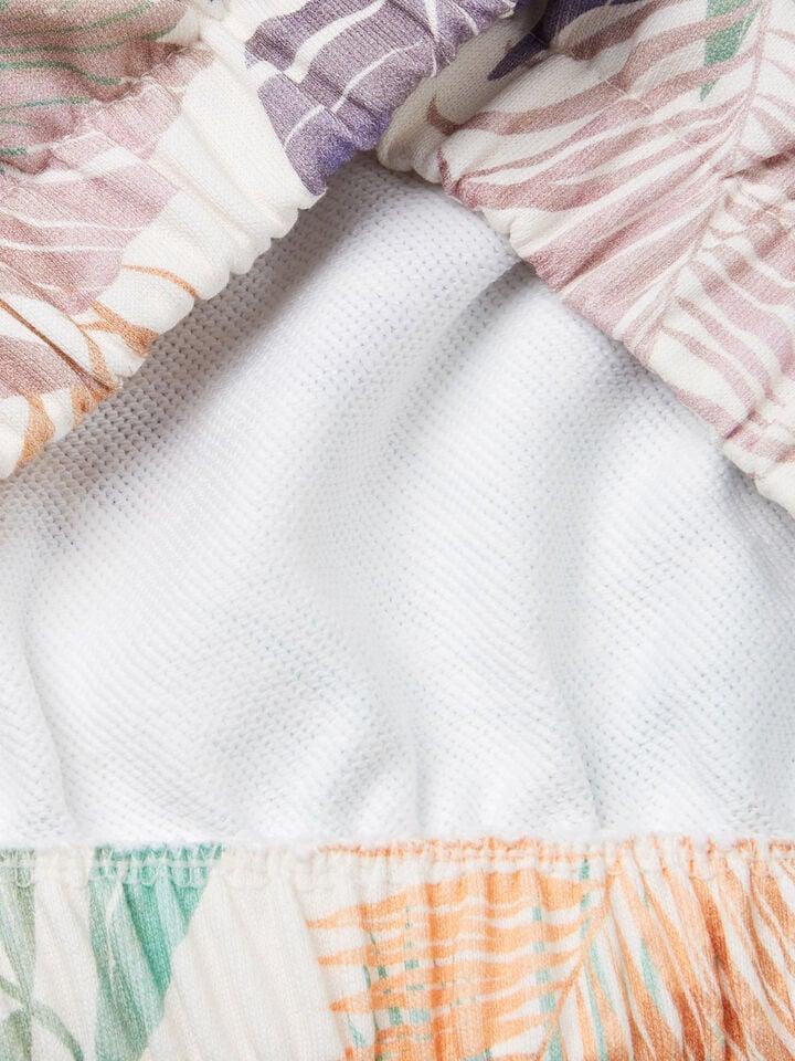 Benetton Sweatshirt With Tropical Print Multi-color