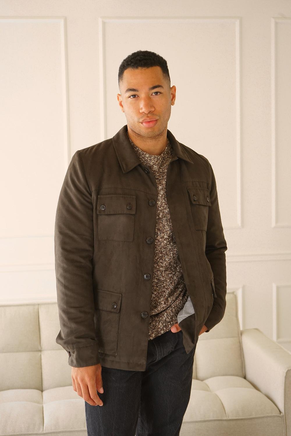 Benson Bolton Coffee Suede Jacket