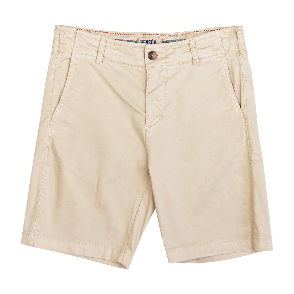 benson Como Beige Chino Shorts
