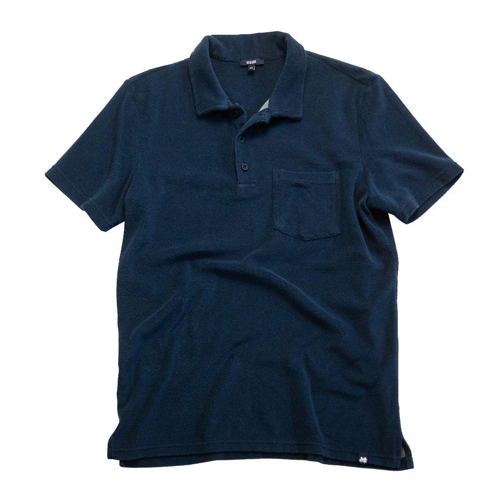 benson Hanlan Navy Terry Polo