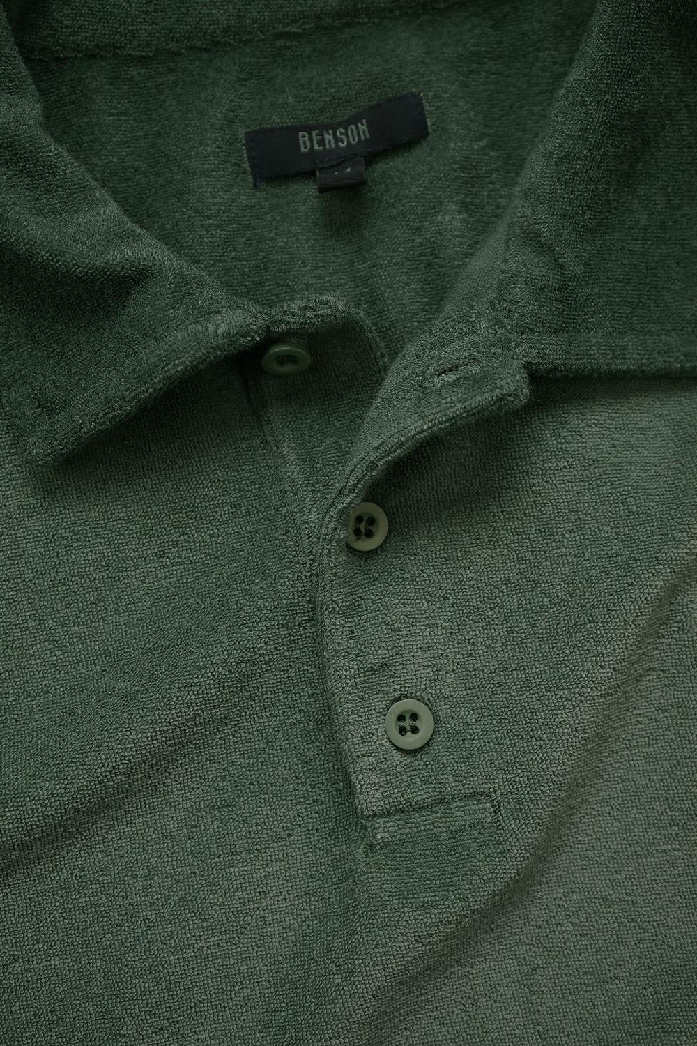 Benson Hanlan Northern Green Terry Polo