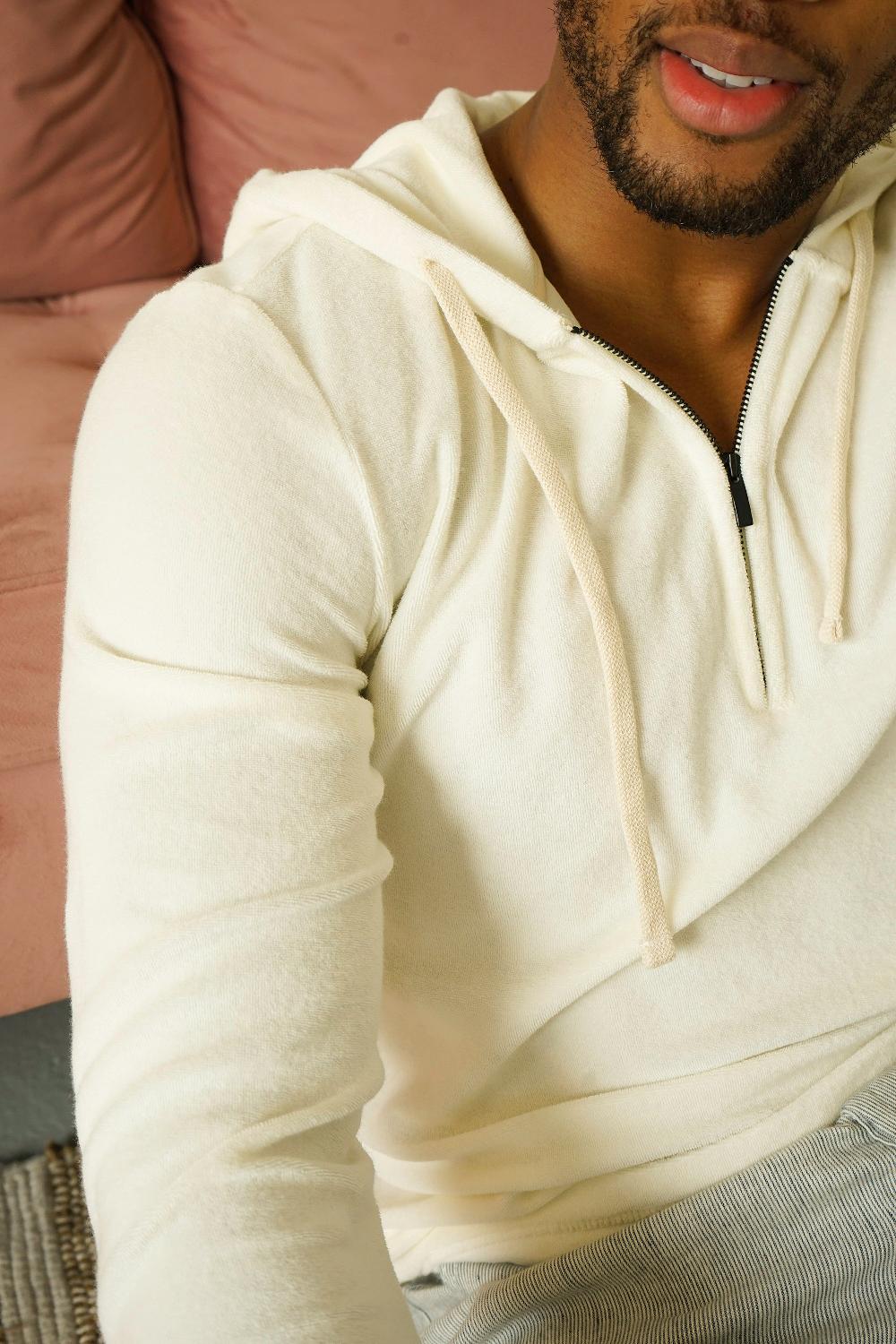 Benson Kai Cream Terry Hoodie