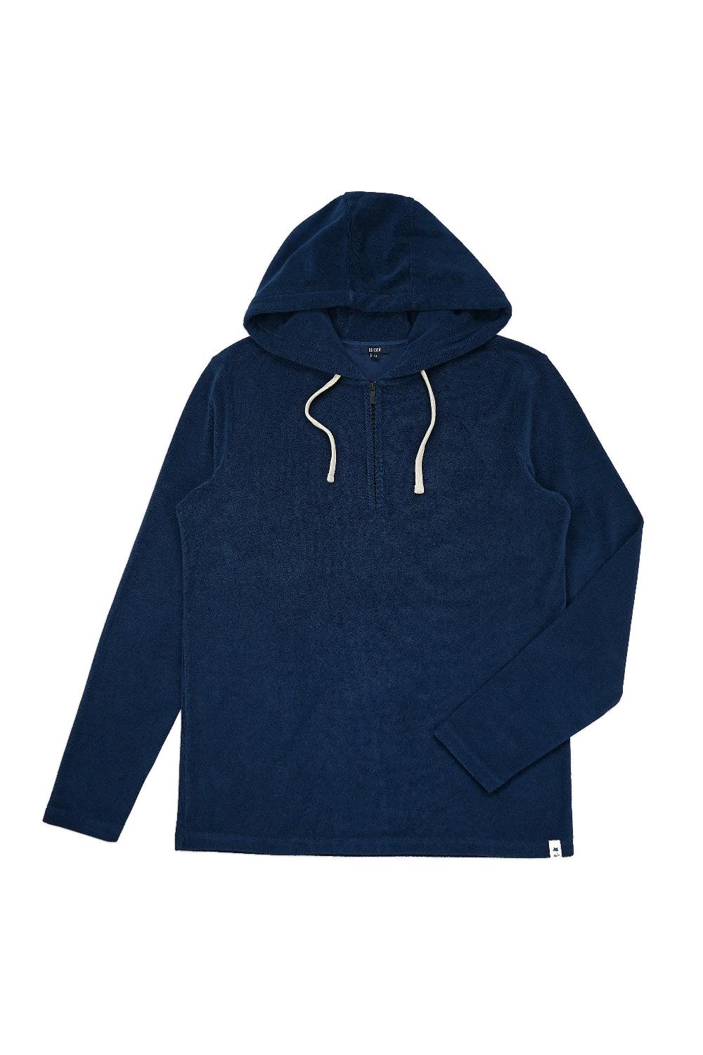 benson Kai Navy Terry Hoodie