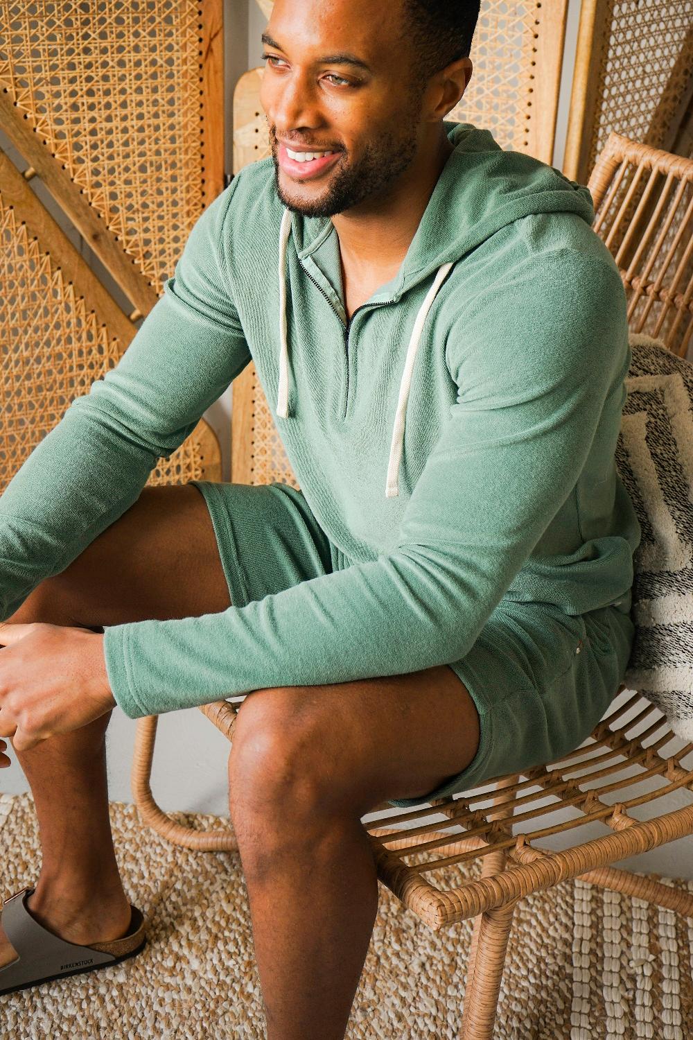 Benson Kai Northern Green Terry Hoodie