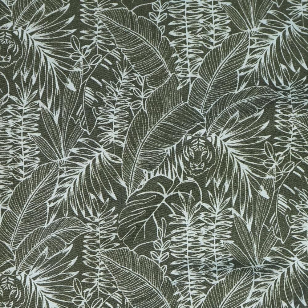 Benson Knot Green Printed Chino Shorts